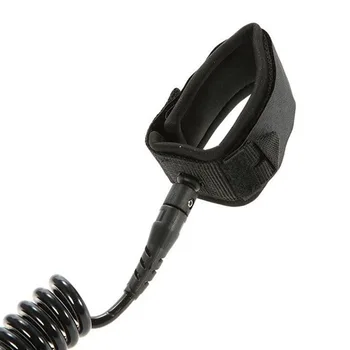

10ft Surfboard Ankle Leash Rope Coiled Stand Up Paddle Board Surfing Cord String &T8