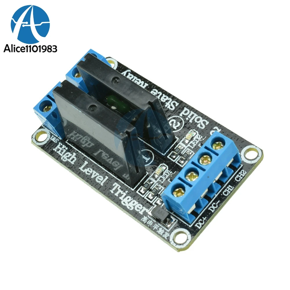 G3MB 202P 5V DC 2 Channel Solid State Relay Power Supply Board for