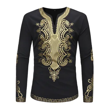 

African Holiday Mens Shirts XXXL Plus Size Summer Muslim Dress Shirts For Men Middle East Casual Shirts Men Streetwear B357