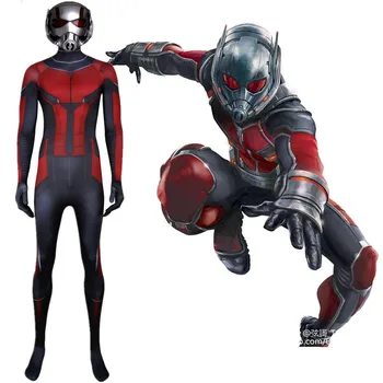

Ant-Man and the Wasp Scott Lang Costume Zentai Suit 3D Original Movie Man Superhero Costume Halloween