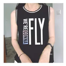 Концерт К-поп лететь в Сеул GOT7 Wang Jia Er, длинная, с коротким рукавом, футболка, жилет, жгут женская летняя одежда, футболка в стиле k-pop