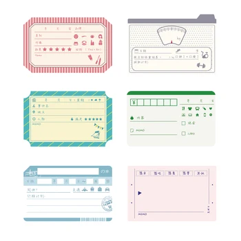 

Creative Planner Sticky Notes Memo Pad Beauty Accounting Travel Notepad 30 Sheets School Office Supplies Mixed Color