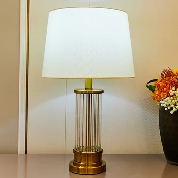 Transparent Crystal Glass Table Lamp For Living Room Table Lamps For Bedroom Nordic Table Lamp Led Table Lamp Modern Table Lamp table lamps for bedroom night light white lampshade table lamp for living room home decorations for living room wood lamp