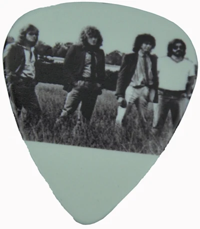 Светодиодный Кулон Zeppelin guitar pick, тибетское серебряное ожерелье 60 см/24 дюйма, ожерелье с цепочкой из бисера - Цвет: No 10