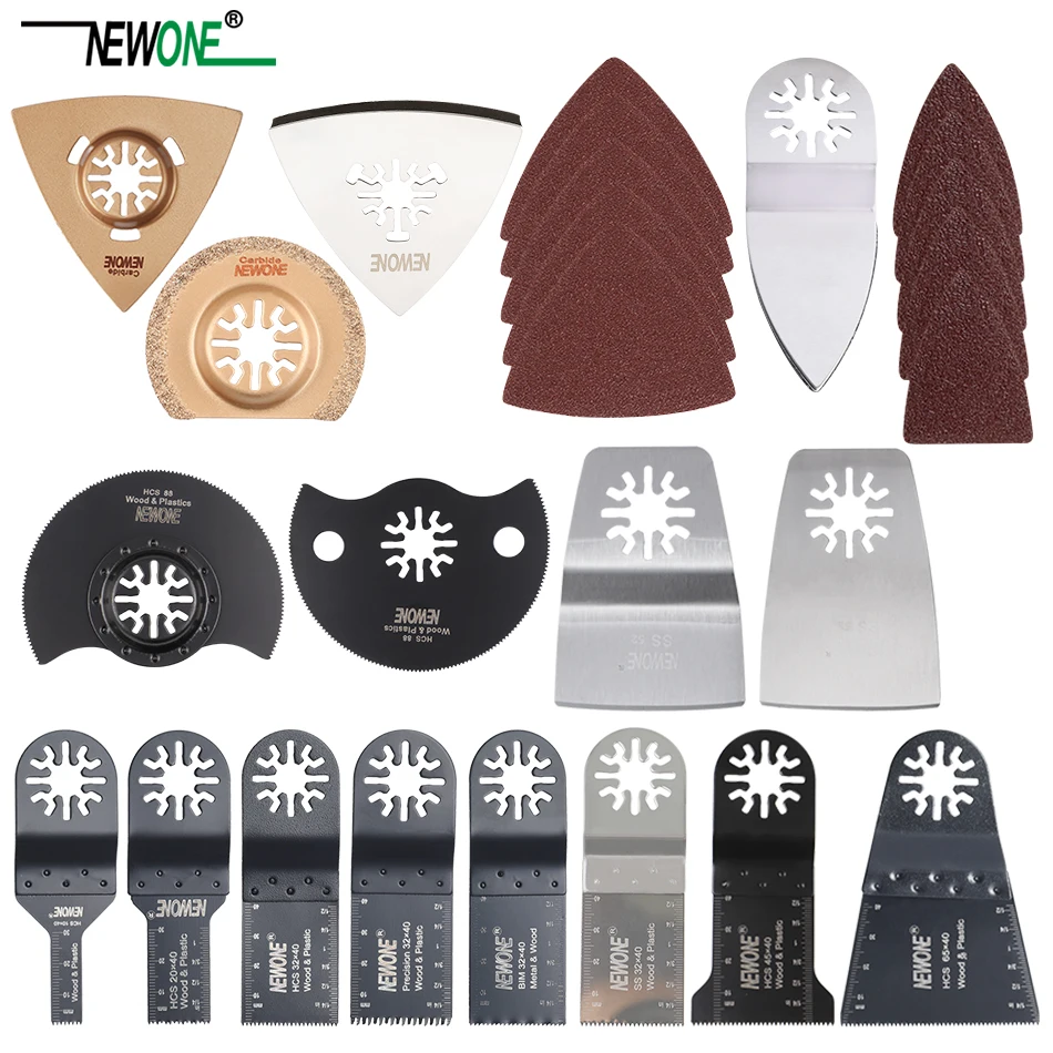 

15pcs Multi-Function Precision Bi-metal Saw Blade Oscillating Multitool Saw Blade for Fein,Dremel and most brands of multi-tool
