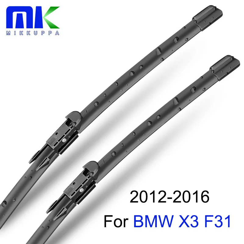 Mikkuppa Front And Rear Wiper Blade For BMW X3 F31 2012 2016 Windscreen