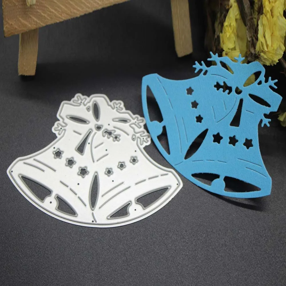 aliexpress com buy christmas bell ornaments metal christmas ornament stencils