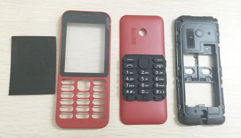 Classia корпус крышка рамка чехол клавиатура для Nokia 215 N215 синий белый черный зеленый