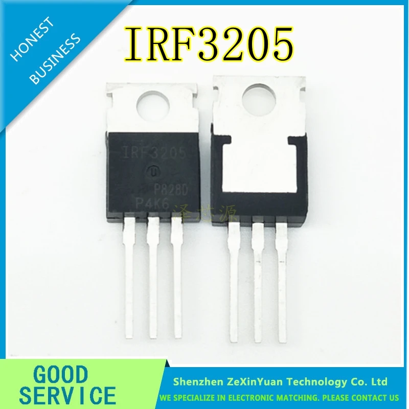 10 шт./лот IRF3205 IRF3205ZPBF IRF3205PBF TO-220 100% новый 55V 110A 200W Новый | Электроника