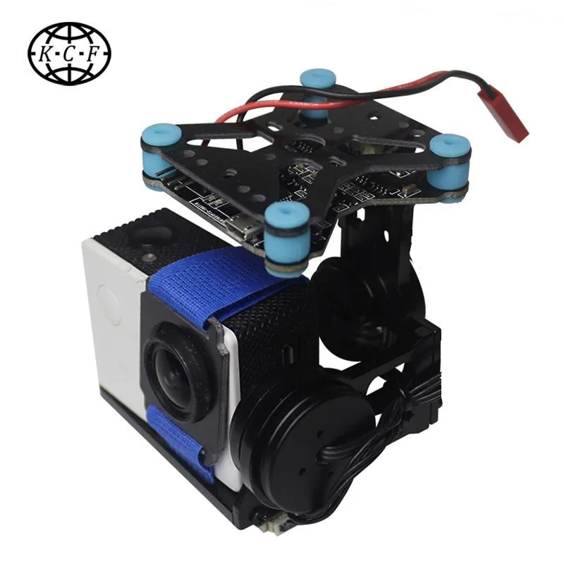 Черный FPV 2 оси мини бесщеточный карданный с контроллером для DJI Phantom GoPro 3 4