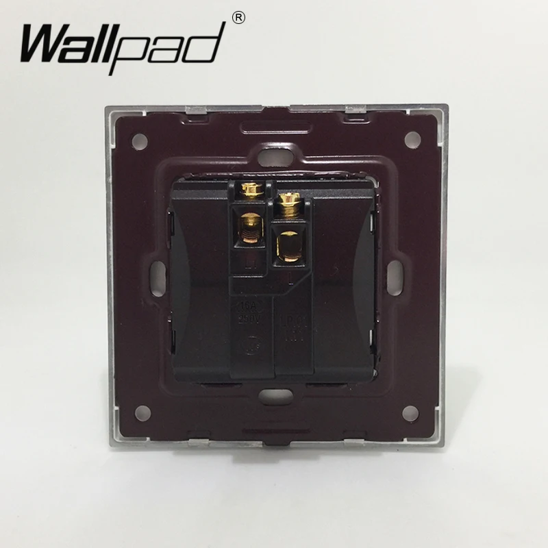 Дверной звонок выключатели Momentrary контакт Wallpad роскошный настенный выключатель света гладкая металлическая панель Клавишные переключатели прерыватель