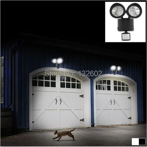 

Solar Motion Sensor Dual Flood Lights With 22 High Intensity LEDs Free Shipping