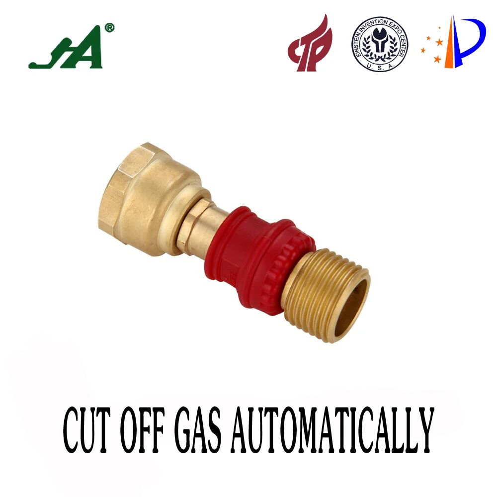 

JA8002 Gas-Appliance Hook-Up Kit 1/2" self-closing valve shut off valve check valve home automation stop valves