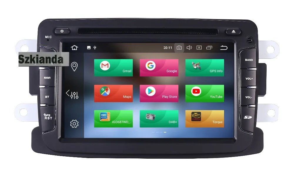 7 дюймов Android 8,0 автомобильный dvd-плеер для Dacia Sandero Duster Renault Captur Lada Xray 2 Logan 2 ram 3g wifi gps навигация радио