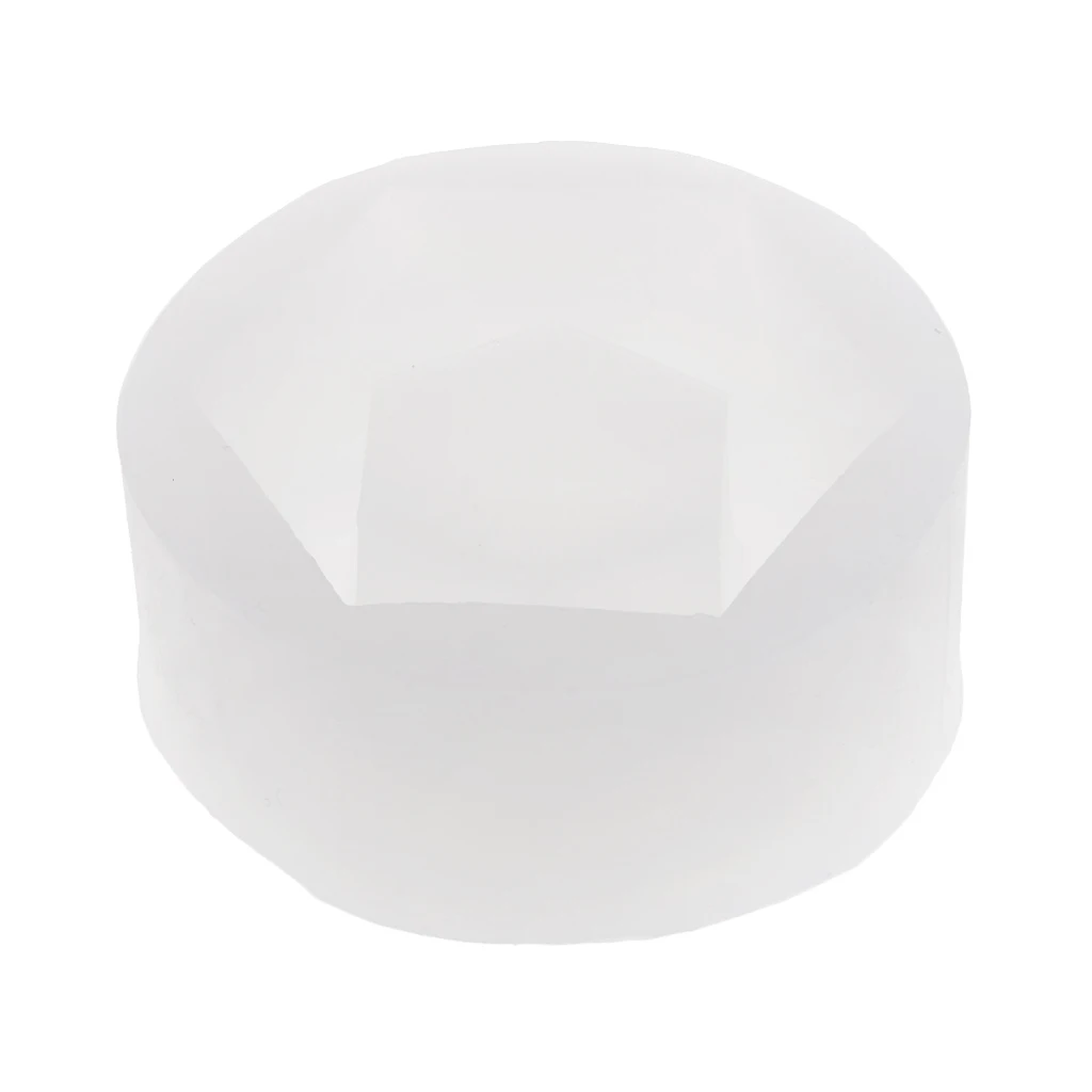 Hexagonal Shape Silicone Mold Mould DIY Ashtray Plaster Cement Mould For Succulent Plants Art Flower Pot DIY Candle Holder Mould