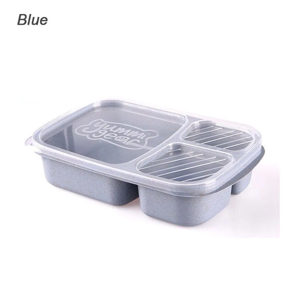 Nuevas llegadas microondas Bento almuerzo cajas deportes al aire libre Camping Picnic contenedor de alimentos de seguridad caso vajilla Kits