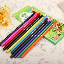 Маленький принц коробка длинный пункт цветной карандаш студентов творческие подарки карандаш канцелярские принадлежности для студентов художественные принадлежности 12 цветов/коробка