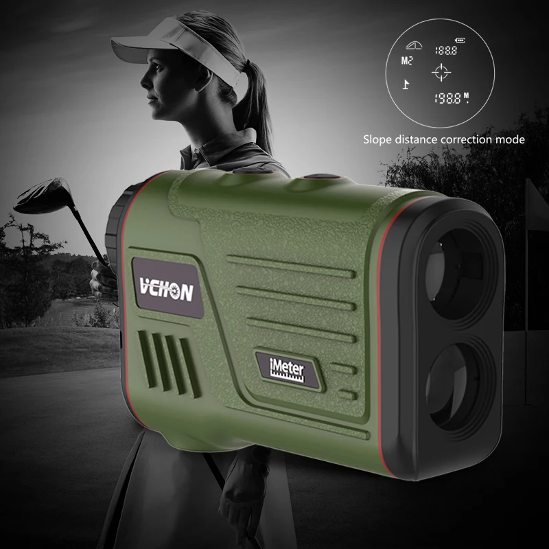 Vchon 1200 м 600 Multifunction 6x Laser Range Finder телескоп угол охота расстояние Гольф дальномер для