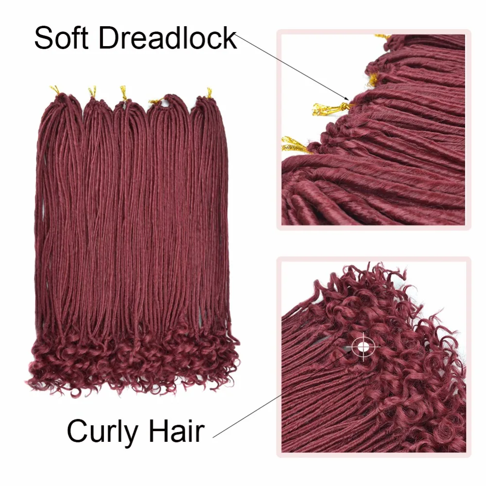 Chorliss 22 ''вязанные косички Faux locs синтетические твист волосы наращивание волос