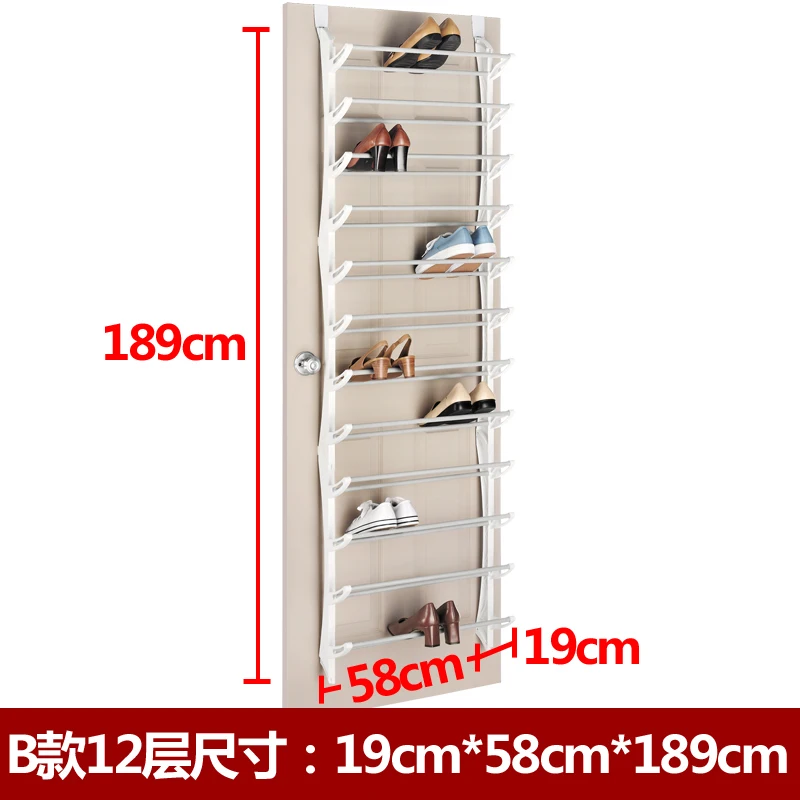 

Hotsale creative shoe rack hang back of door Free shipping white and back color avaiable