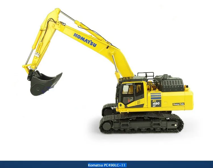 UH8120 литья под давлением модель Komatsu PC490LC-11 Гидравлический Экскаватор строительная машина игрушка для украшения, коллекция, подарок - Цвет: Цвет: желтый