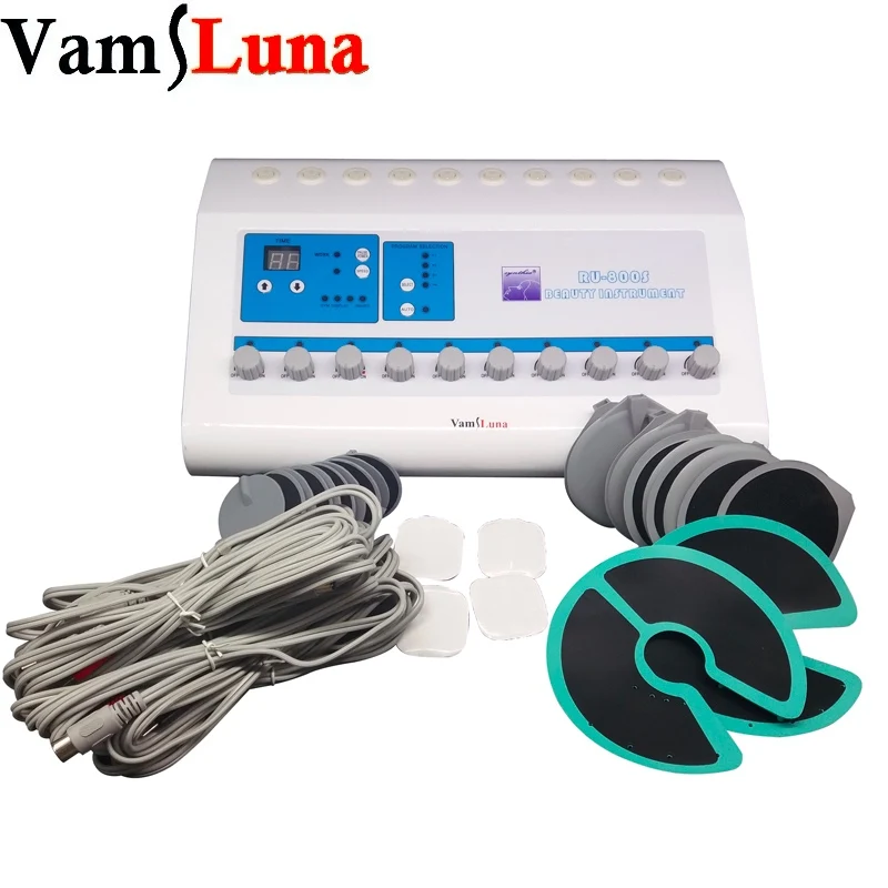 Ems muscle stimulator Weight Loss Machine Electrostimulation Machine With 2 Wires+24 Electrodes Pads Ems muscle stimulator Weight Loss Machine Electrostimulation Machine With 2 Wires+24 Electrodes Pads