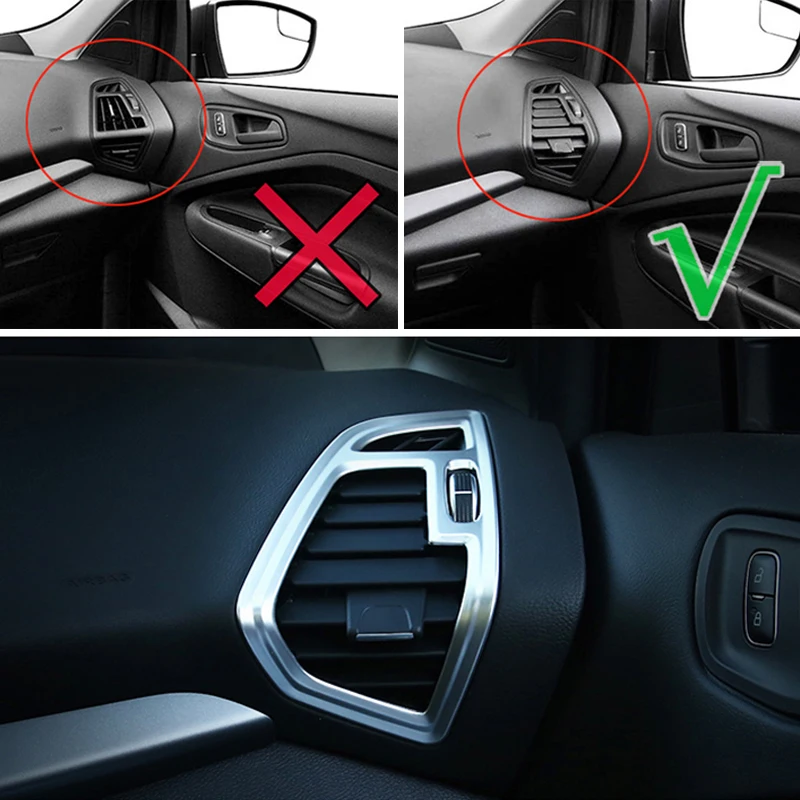 Для Ford Escape Kuga 2017 2018 хромированные внутренние светильник кнопка включения Панель