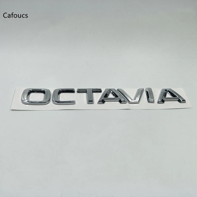 Хромированные буквы для Skoda OCTAVIA a5 a7 2 эмблема значок логотип багажника наклейки