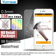 Премиум Взрывозащищенный протектор экрана из закаленного стекла для iphone 6plus 5,5 дюйма 0,3 мм 2.5D 200 шт/партия