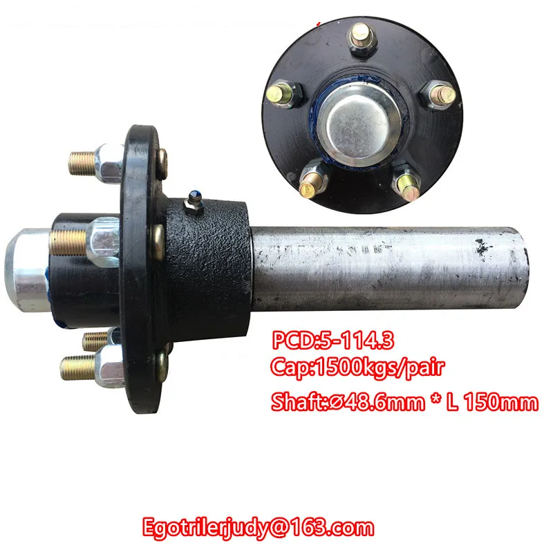 Ego trailer trailer axle trailer half axle trailer hubs 5 114.3 trailer