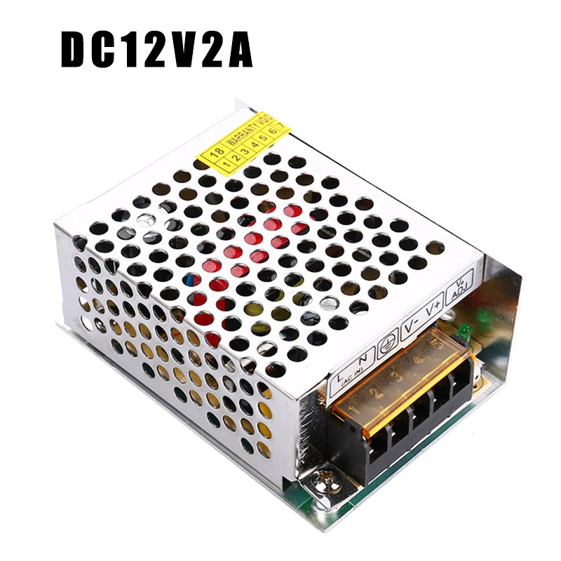 JCPOWER DC12V 2A 25 Вт блок питания/блок питания для светодиодной ленты светодиодный