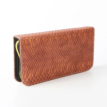 

1pc Fashion & Wild Snakeskin Pattern PU Leather Hair Scissors Case Double Layers Salon Barber Toolkit Hairdressing Kit Bag UN729