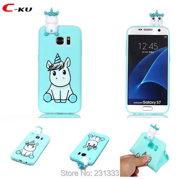 Мягкий чехол из ТПУ с объемным рисунком совы для Samsung Galaxy S7 EDGE S8 PLUS S9 NOTE8 A310 A510 J310 J510
