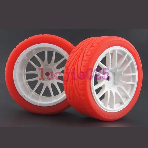 RC 1/10 On-Road Racing Car Foam Rubber Tyre Tires Wheels Rims FIT HSP HPI Redcat 