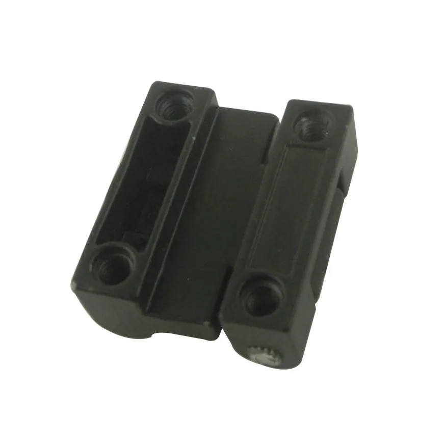 2pcs Black Door Hinge CL234 Zinc Alloy Furniture Fixture Corner Hinges 30x26mm Heavy Duty Door Butt Cabinet Hinges