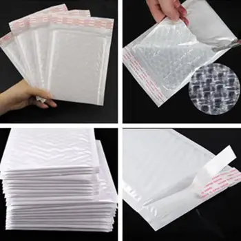 

50Pcs 15*21cm White Pearl Film Bubble Envelope Courier Express Bags Waterproof Packaging Mailing Bags Anti-shock Anti-pressure