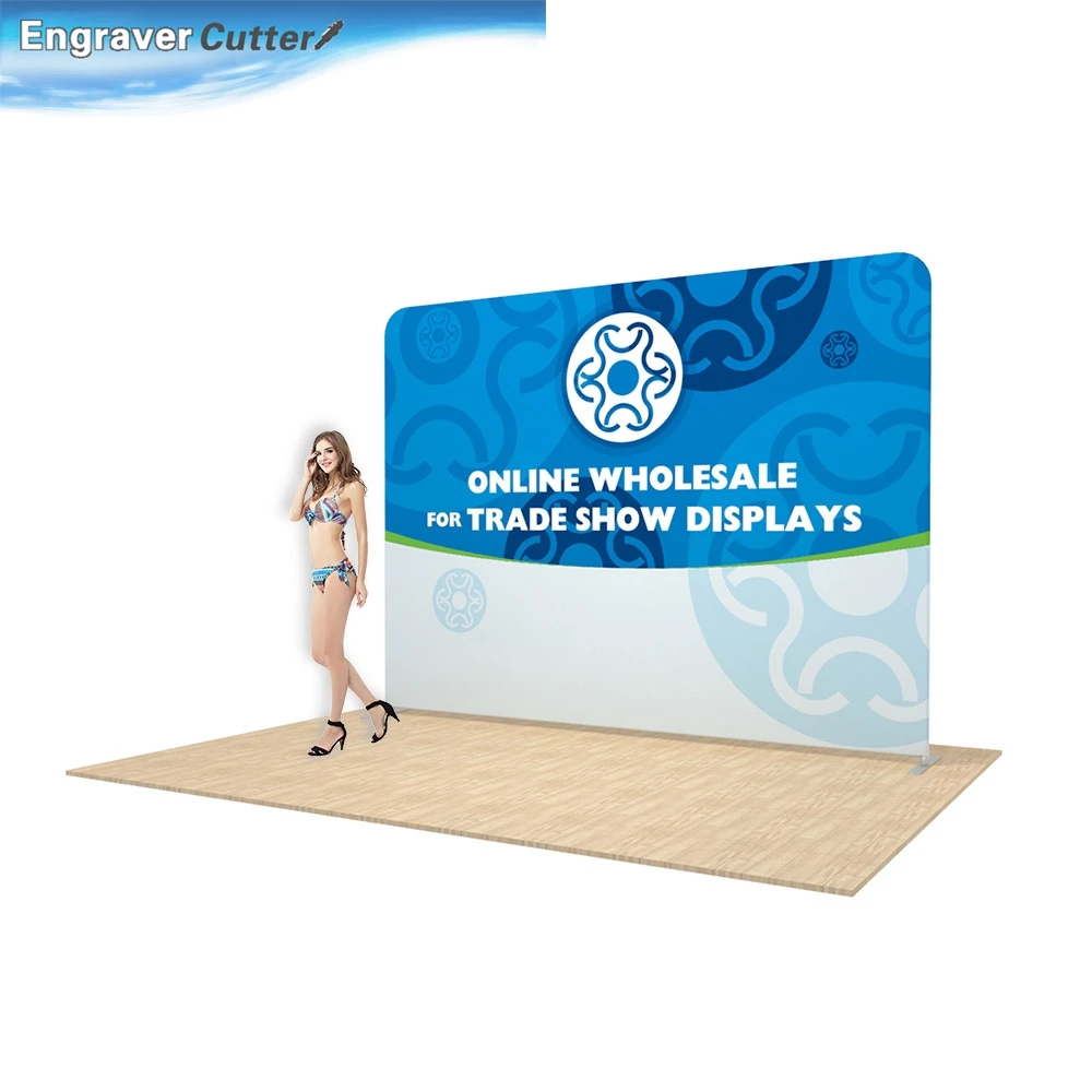 10ft 7 5ft Straight Tension Fabric Banner Display Portable