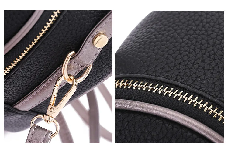 NIGEDU Kpop Women backpack Puppy pendant female shoulder bag small PU leather backpacks for girls teenagers wallets Daypack  (43)