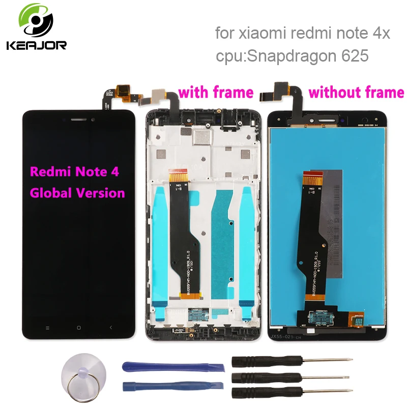 

for Xiaomi Redmi Note 4X LCD Display+Touch Screen 1920X1080 FHD Panel For Xiaomi Redmi Note 4 Global Version Snapdragon 625