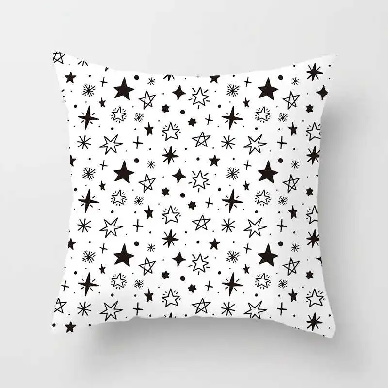 heart five star dot triangle flag balloon cushion cover (4)