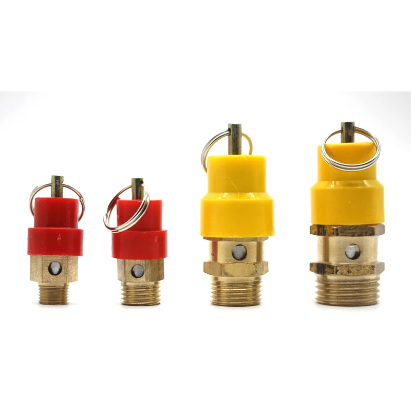 3/" дюймовый мужской резьба Пневматический предохранительный клапан воздушный компрессор выхлопной клапан предохранительный клапан вытяжное кольцо клапан 8bar