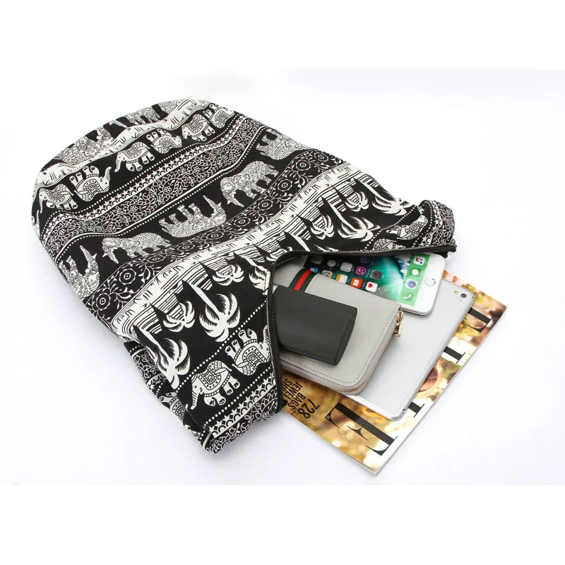 women bag bags Hippie Crossbody Bag Thai Top Zip Hobo Sling Bag Handmade Hipster Messenger Bag (6)
