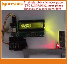 Fast Free Ship For 51 single chip microcomputer STC12C5A60S2 laser phase distance measurement 40M electronic design Module