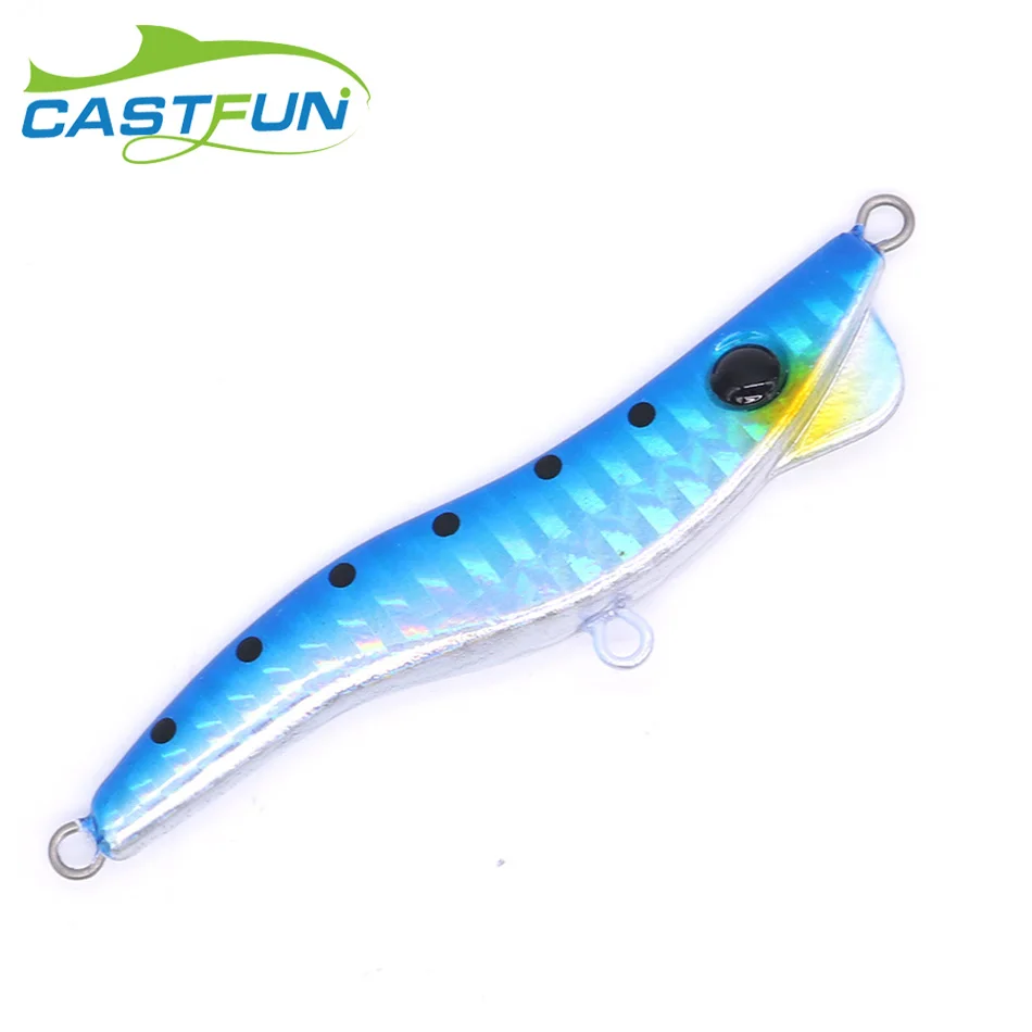 

CASTFUN Japan Shrimp Shape Jigs 13g 19g 28g 40g 7pcs/lot Metal Jig Lures Slow Jigging