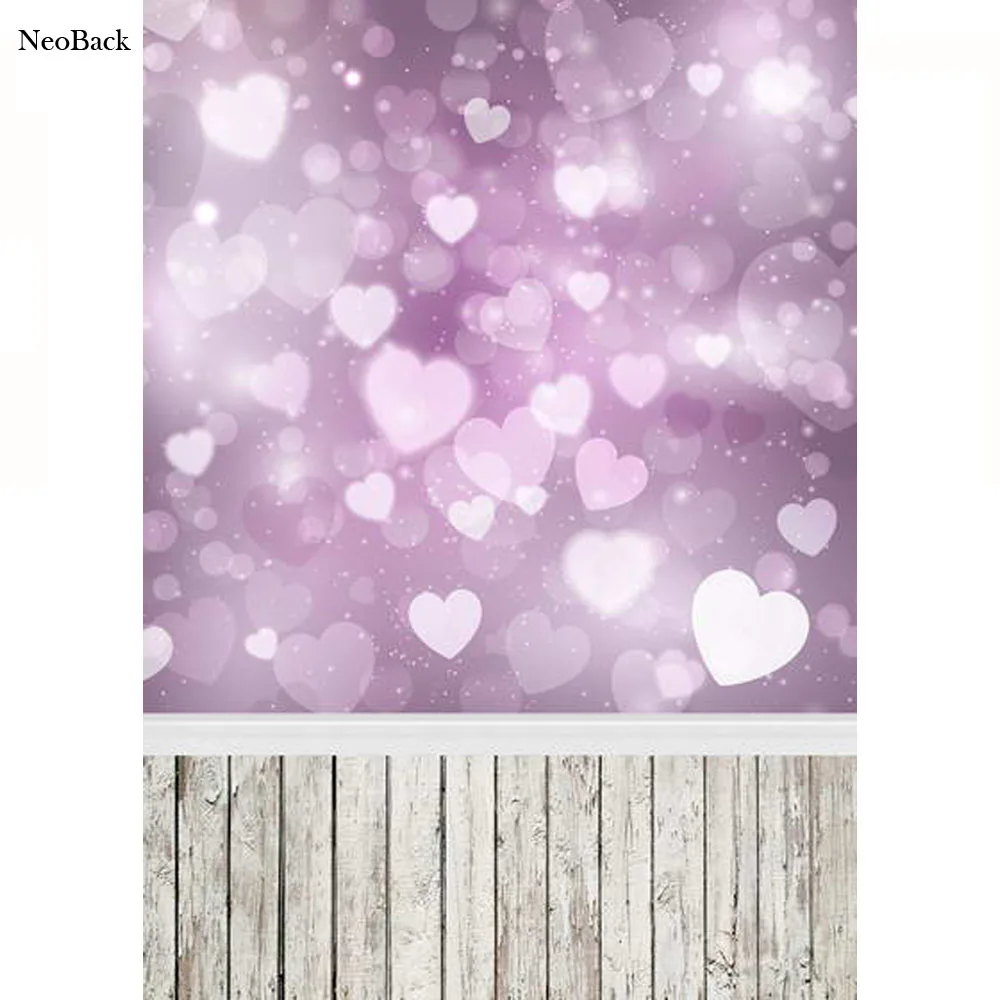 

Fast shipping 5x7ft vinyl new born baby bokeh heart design backgrounds photo studio children shooting Painted Backdrops P1280