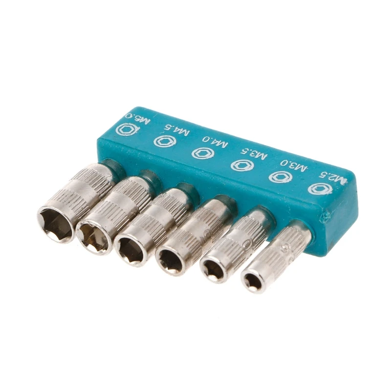 

7 In 1 Telescopic Socket Screwdriver Inner Hexagon 2.5/3.0/3.5/4/4.5/5mm CR-V Magnetic Multifunction Hand Tool Set