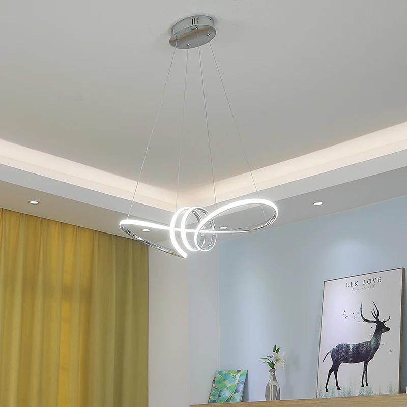Beste Neo Gleam Chrome Vergulde Opknoping Hanglampen Voor Eetkamer Keuken Kamer Home Deco Hanger Lamp Armatuur Gratis Verzending