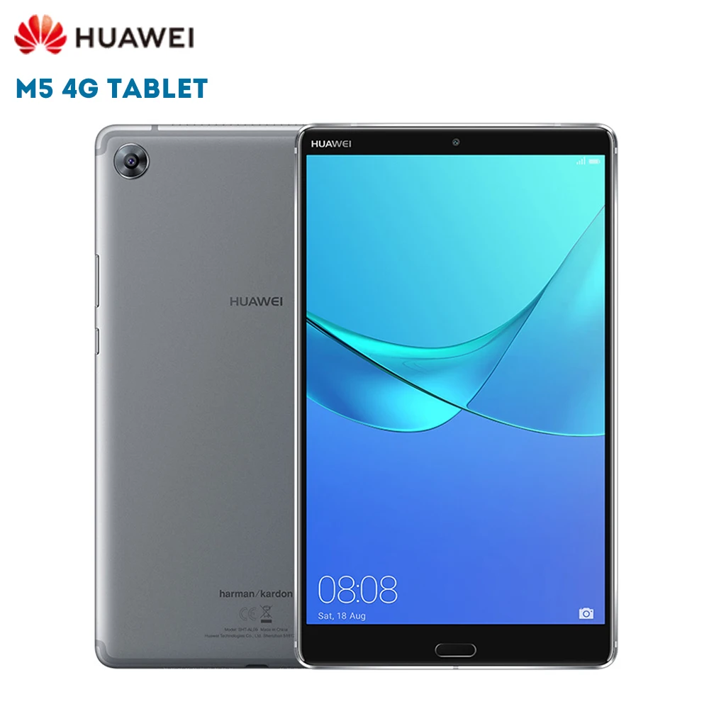 

Original Huawei M5 4G Phablet 8.4 inch Android 8.0 + EMUI 8.0 Kirin 960 Octa Core 4GB RAM 32GB ROM Fingerprint Sensor Tablet PC