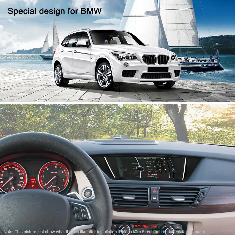 Cheap 8.3 Inch HD Touch Screen Car DVD Player GPS Navigation in Dash 2 Din Car Radio BT for BMW X1 E84 Display DVD Player 7