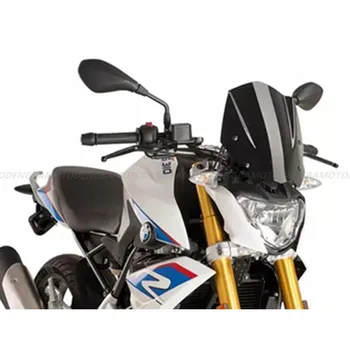 

Motorbike Windshield Wind Deflector Windscreens for BMW G310R g310r 2016 2017 Double Bubble with Support Bolt